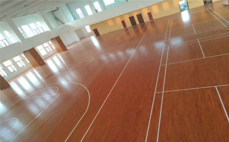 福州楓樺木運動木地板打磨翻新